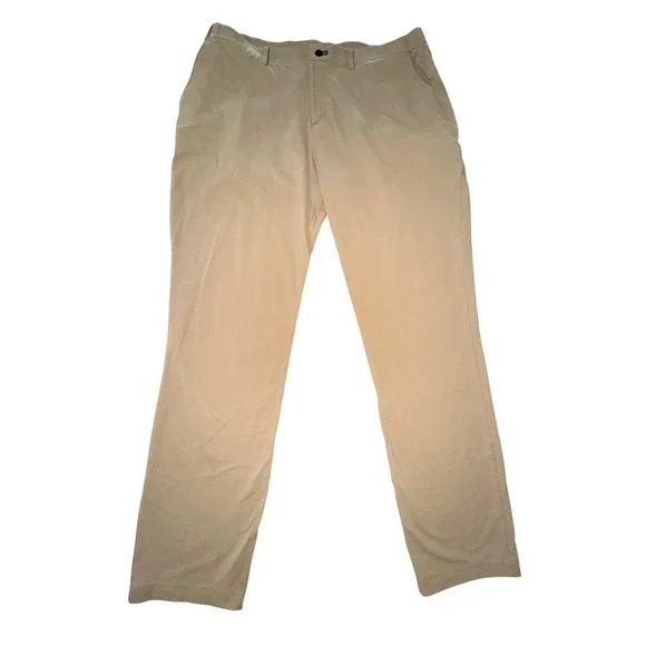 Public Rec Dealmaker Chino+ Pants Mens 42x34 Tan Performance Golf
