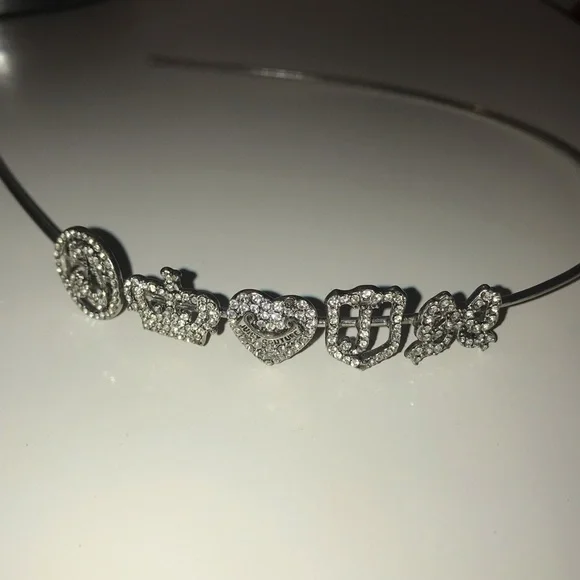Juicy Couture Charms Silver Headband
