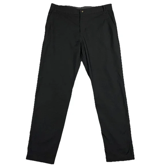 Nike Dri-FIT Victory Flat Front Straight Leg Golf Pants‎ Mens 36x31 Black