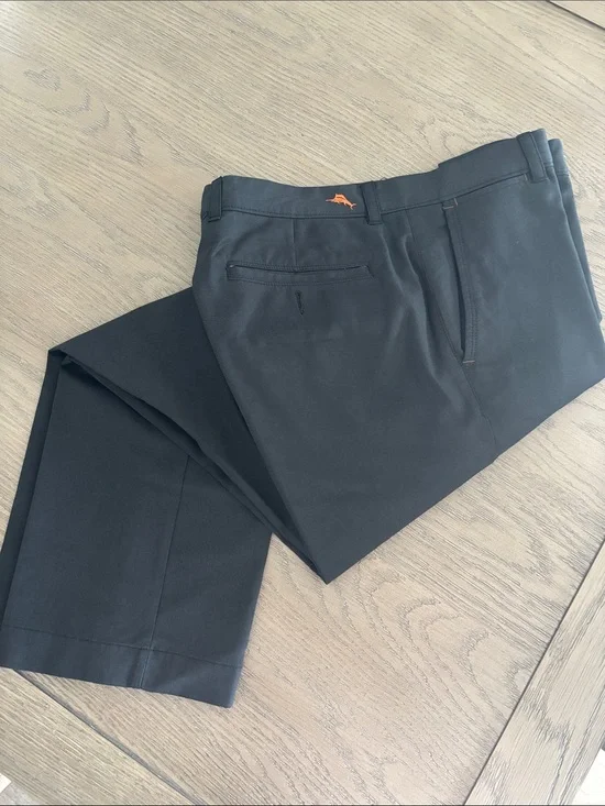 Tommy Bahama Black Dress Pants flat front