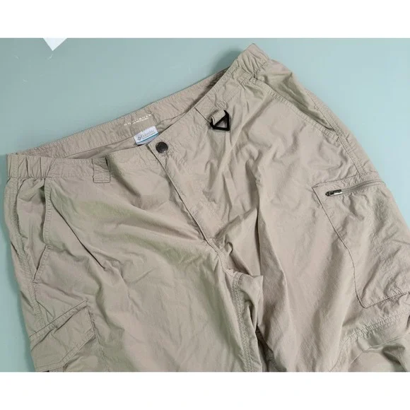 Columbia PFG Convertable Pants Mens 38x30 Khaki Straight Fit‎ DadCore
