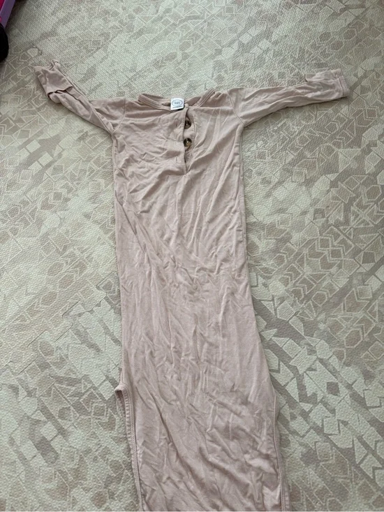 Lou Lou & Company Blush Cream Long Sleeve Gown One-Piece