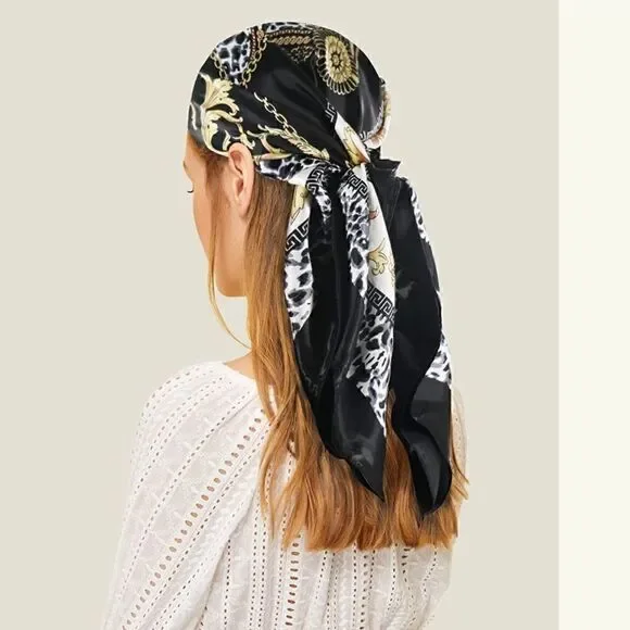 Black and gold Scarf
