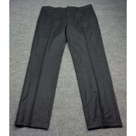 Banana Republic Pants Mens 34x30 Dark Gray Vitale Barberis Canonico Flannel 120s