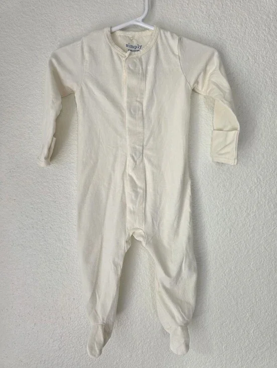 Magnetic Me Onsie, cream color, size 3-6 months