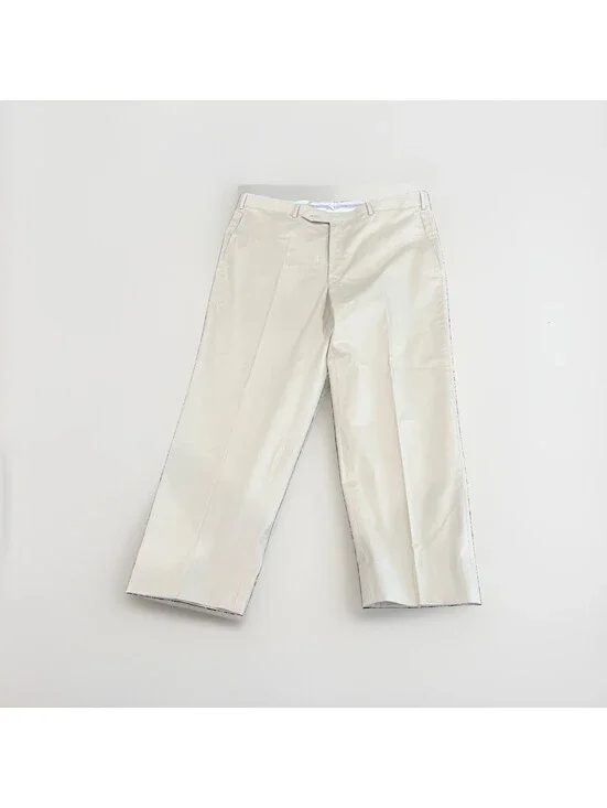 PRISTINE SAMUELSOHN MENS TAN PANTS 42x28 COTTON BLEND VGC MADE IN CANADA