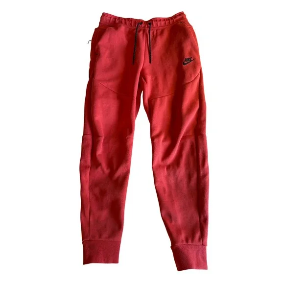 Nike Sportswear Tech Fleece Joggers Lobster Mens Small CU4495-605
