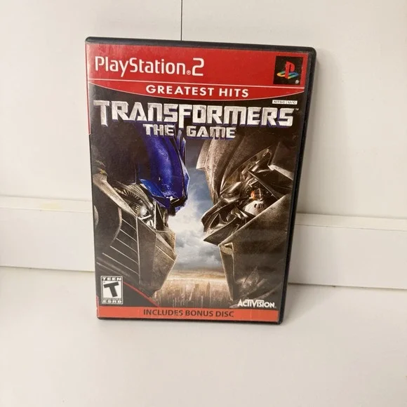 Transformers The Game w/ Bonus Disc PS2 Playstation 2 - TESTED
