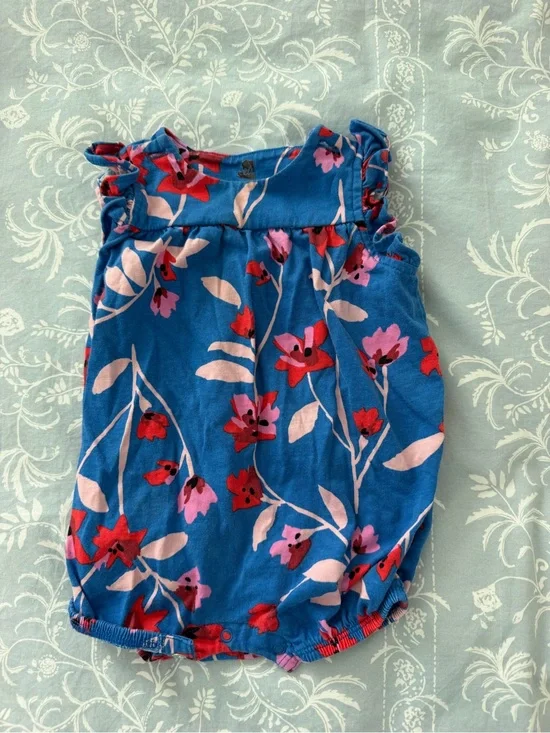 Tea Collection Floral Baby Girl Romper