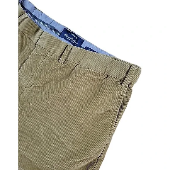 Lands End Mens Size 42 Pants Classic Corduroy Traditional Fit Brown Cotton BLEND