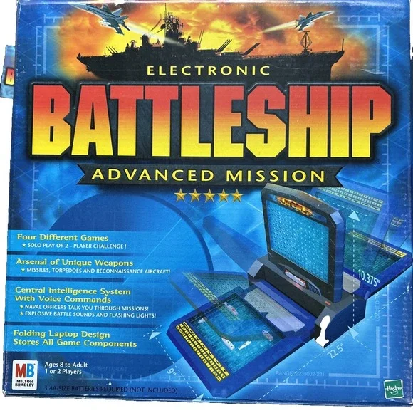 2000‎ Electronic Battleship Advanced Mission Game Milton Bradley Tested Working