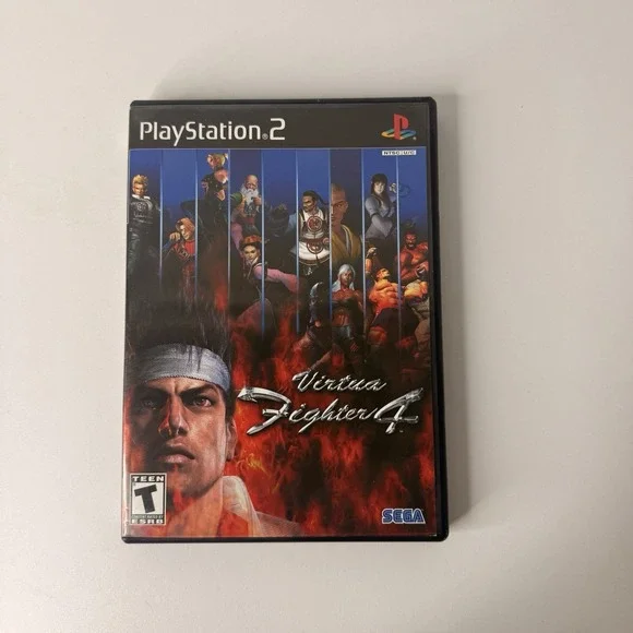 Virtua Fighter 4  (Sony PlayStation 2, 2002) Complete CIB Black Label Free Ship