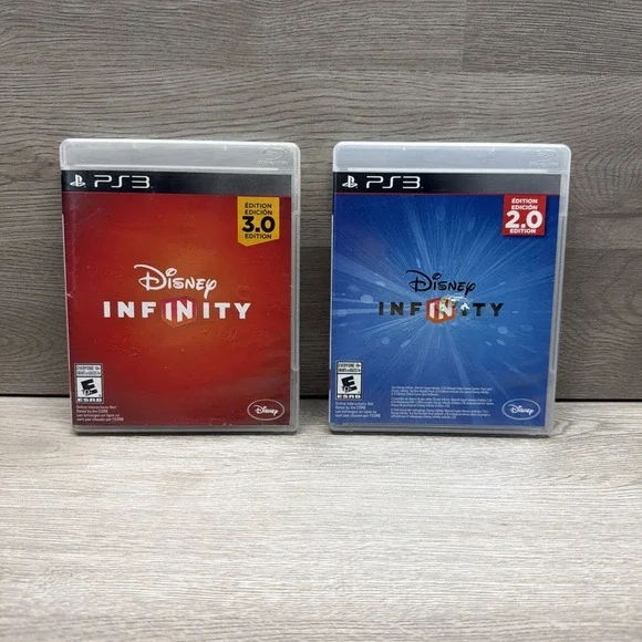 PlayStation‎ PS3 Disney Infinity 2.0 And 3.0 Complete W/ Manuals Tested