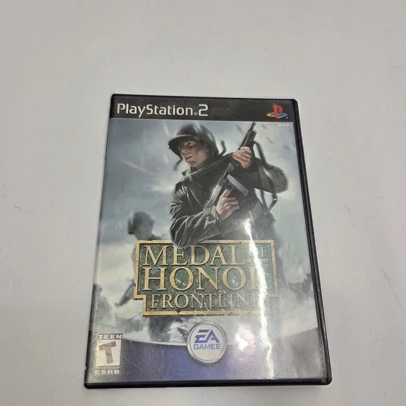 Medal of Honor Frontline Sony PlayStation 2 PS2 Black Label CIB Complete EA