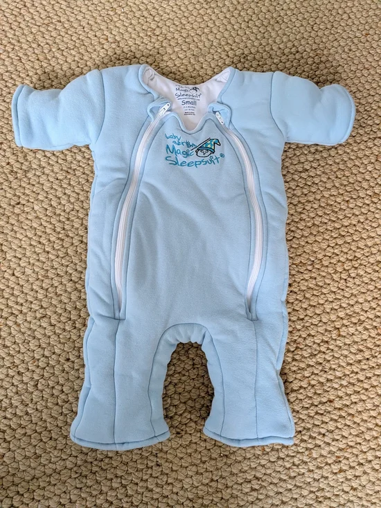 NWOT Baby Merlin's Magic Sleepsuit - Size Small - Blue