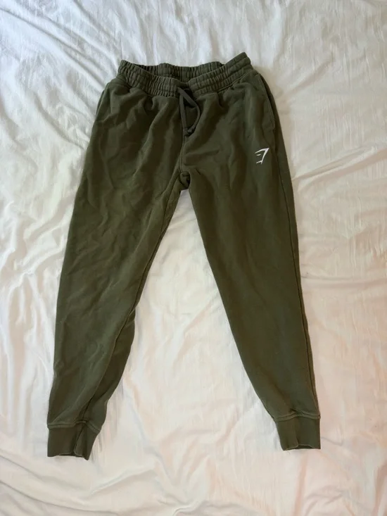 Men's Gymshark Olive Green Jogger Sweatpants Pants