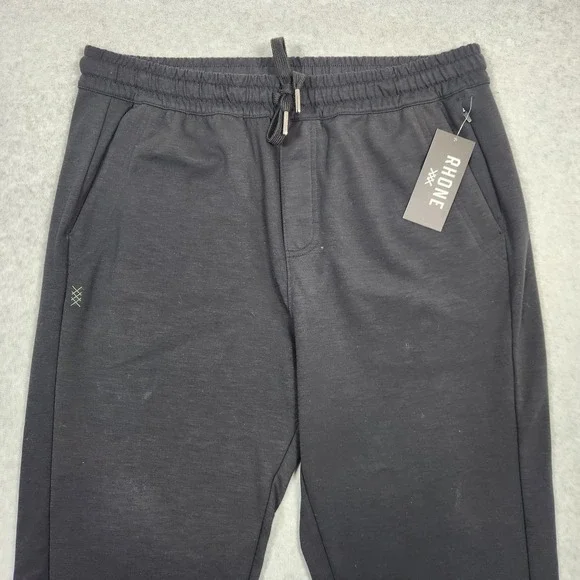 Rhone Jogger Pants Mens Large Black Stretch Zip Pocket Dreamstate Jogger