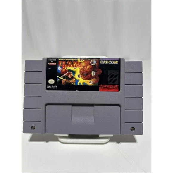 Advanced Dungeons & Dragons Eye of‎ the Beholder Super Nintendo 1994 SNES Tested
