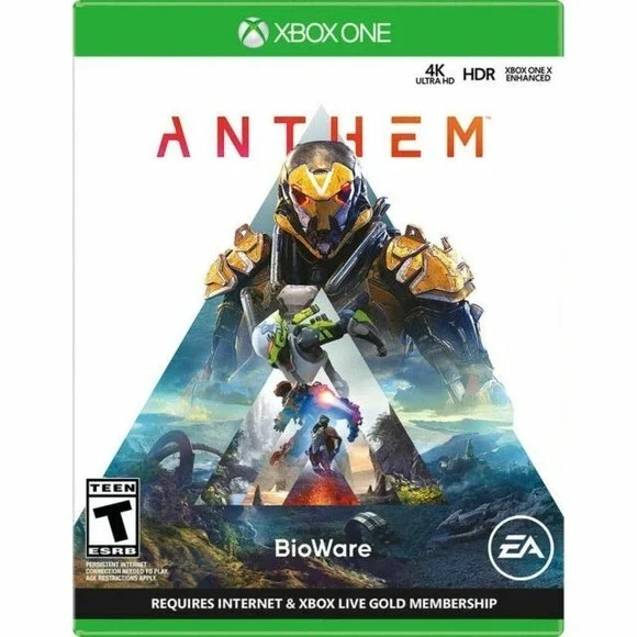 New Anthem Xbox One EA BioWare Action RPG Game New Sealed‎ 4K HDR 7352501601