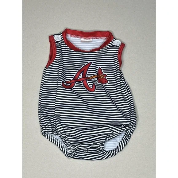 Atlanta Braves Infant One Piece Size 6-12 Months