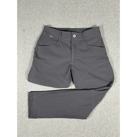 Kuhl Radikl Men's Hiking Pants 30x30 Gray Articulated Stretch Outdoor Gorpcore