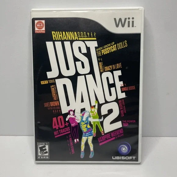 Ubisoft Just Dance 2 Nintendo Wii Music & Dance E10+ 40+ Tracks