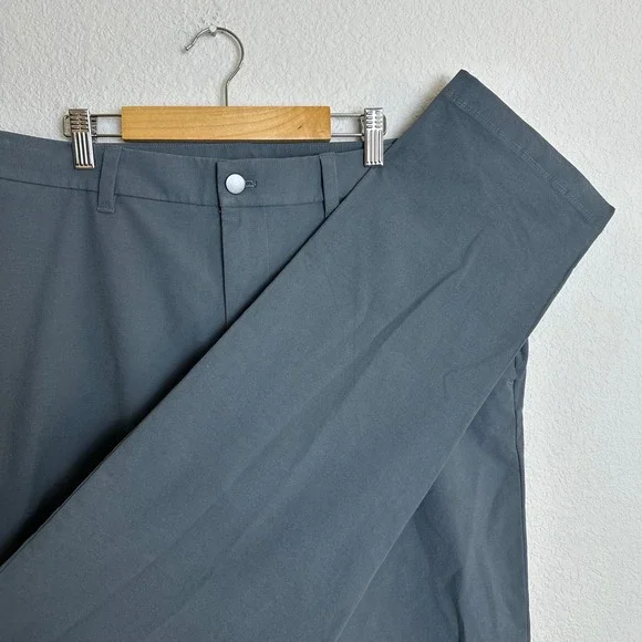 Lululemon Mens Commission Pant Classic Grey Blue Tech Chino LM5AX5S Size 36