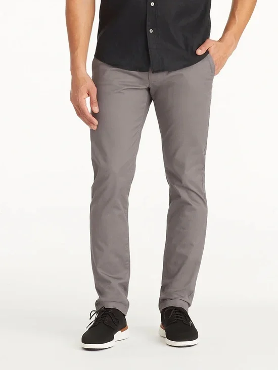Untuckit Men’s size 34 St. Clair Relaxed Gray Chino Pants