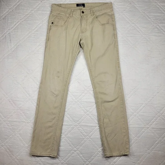 ZAK khaki chino pants‎ men's 32X31
