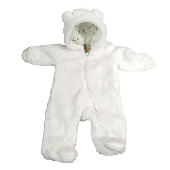 Carter's Fleece Sherpa Snow Suit Size Newborn ‎ New without Tags!!!