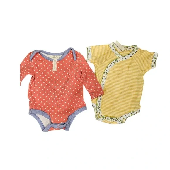 Matilda Jane Baby Bodysuit Bundle‎ 0-3 Months Polka Dot Stripe Floral Infant Set