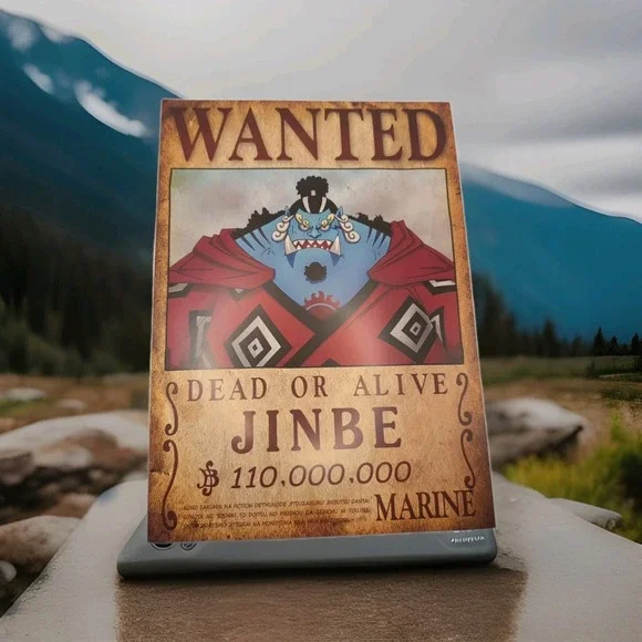 One‎ Piece Wanted Dead Or Alive Jinbe $110,000 Marine 8x12 Glossy