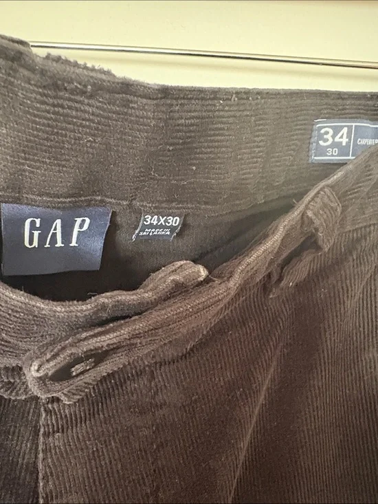 GAP Men’s Black Corduroy Carpenter Pants