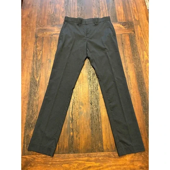 Perry Ellis Navy Very Slim Pants Men Size 30x32 Office Special Occasion Slacks