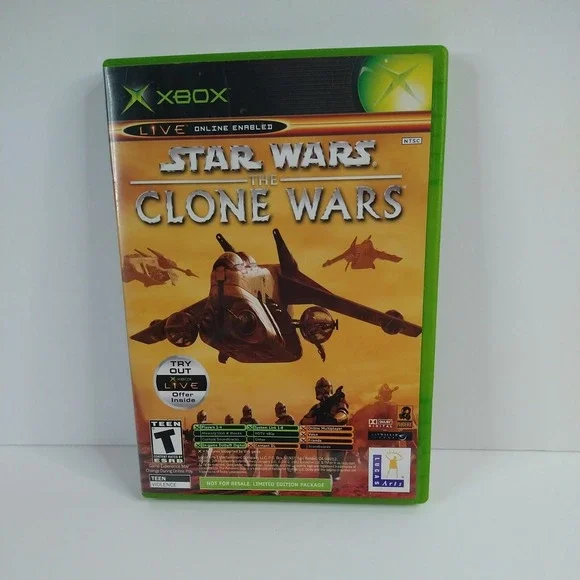 Star Wars The Clone Wars Tetris Worlds Online Edition Combo Microsoft Xbox COMPL