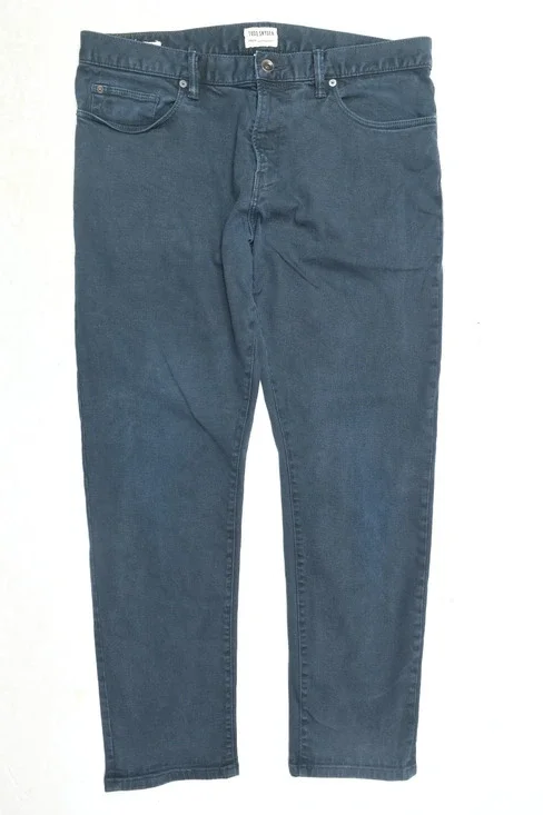 Todd Snyder Chino Pants Mens 34x30 Blue Slim Fit Stretch Cotton 5-Pocket