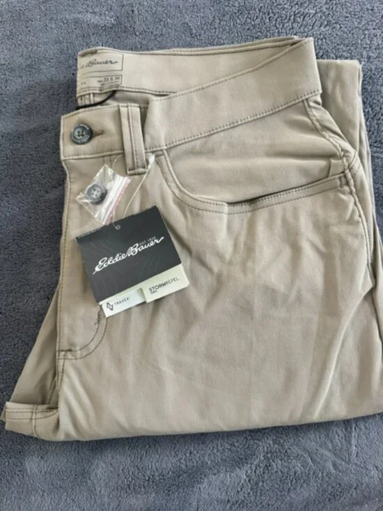 EDDIE BAUER TRAVEX MEN'S PANTS - TAN