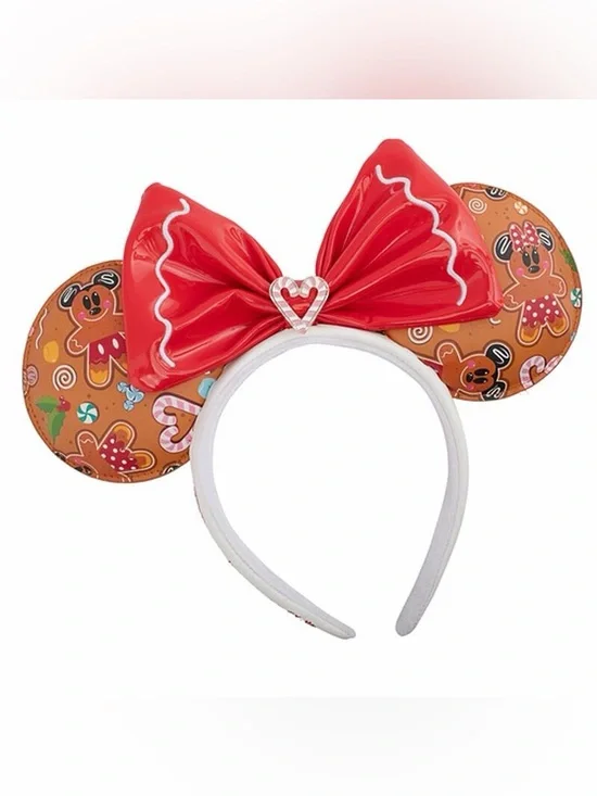 NEW Disney Loungefly Gingerbread Mickey and Minnie Mouse