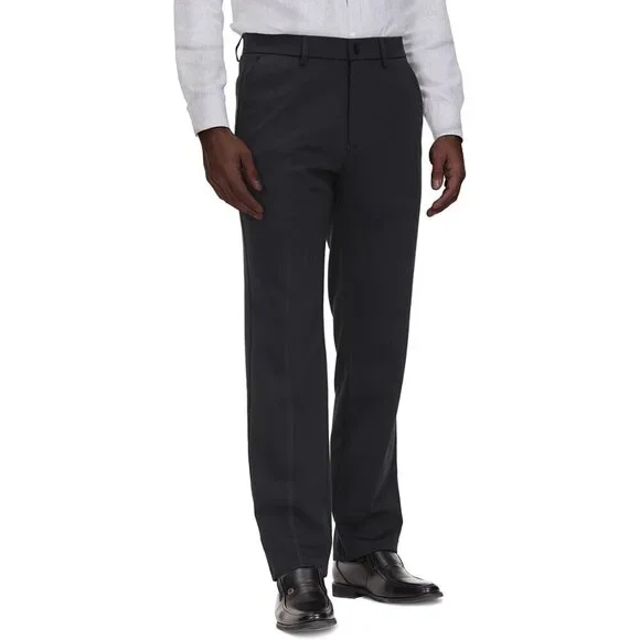 Men's Classic Fit Flex Waist Flat Front Dress Pant