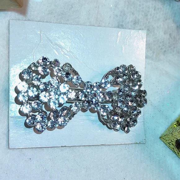Crystal Bow Hair Clip