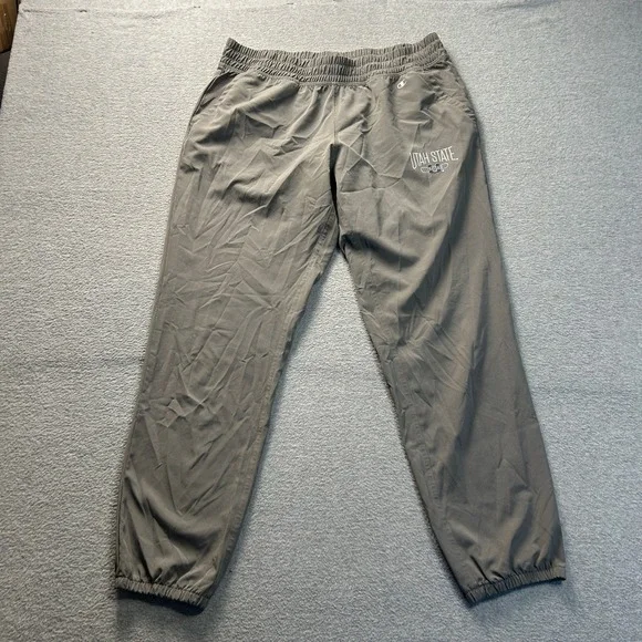 Champion Utah State Aggies  Athletic Jogger Pants Mens Large Gray Sweatpants