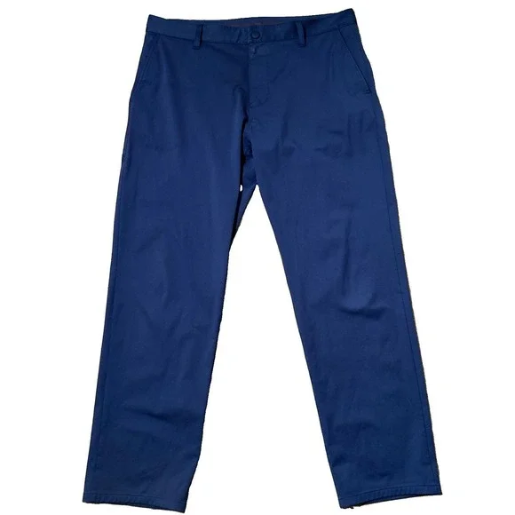 Rhone Commuter Pants Men's 34x29 Blue 5 Pocket Performance Stretch