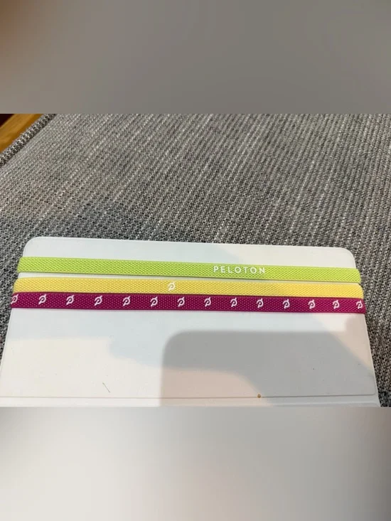 Peloton Packable Headbands - Lime, Yellow & Magenta