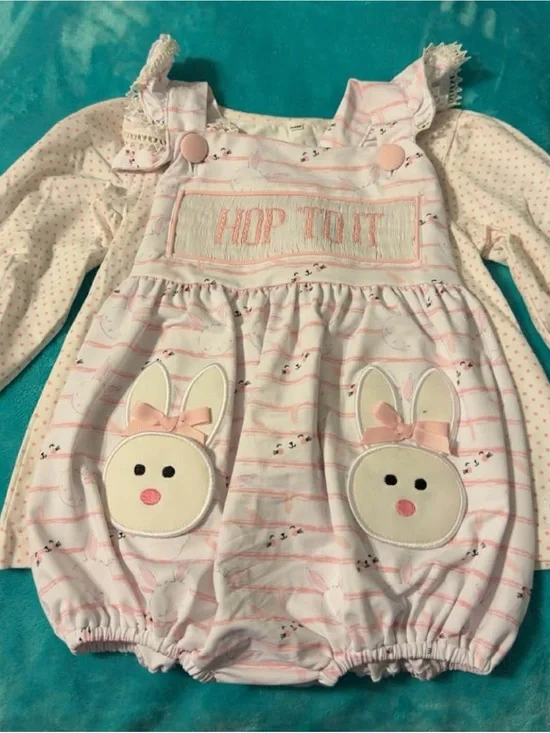 Pink Bunny HOP TO IT Bubble