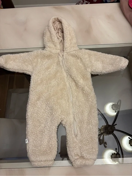 Baby sherpa bear bunting size 66 (6-9 month)
