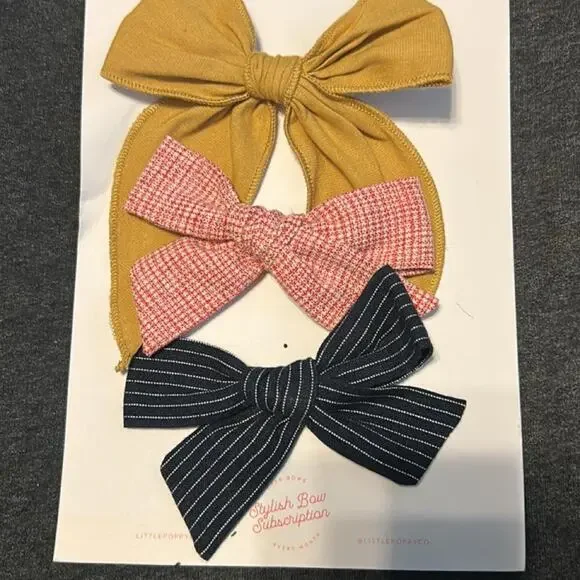 Little poppy co oversized girl bow