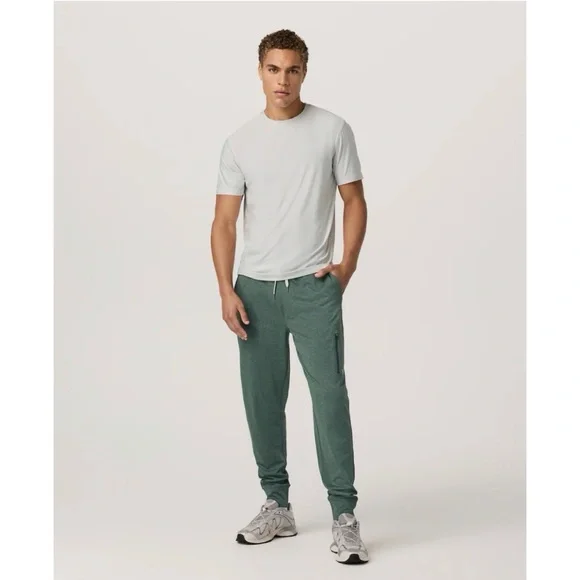 Vuori Sunday Performance Jogger Agate Green Heather Med