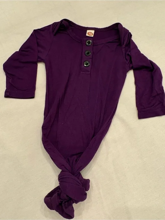 Purple Knot gown
