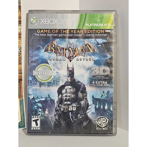 Batman: Arkham Asylum -- Game of the Year Edition (Microsoft Xbox 360, 2010)