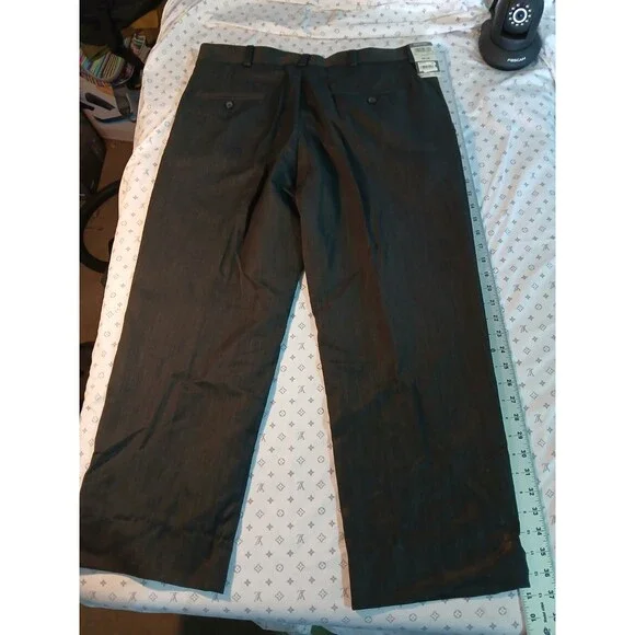 Kenneth Cole Reaction NWT Men's Modern Fit Stretch Striped Dress Pants 34x29